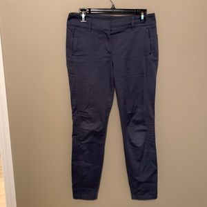 Loft navy blue straight leg pants. Size 4
